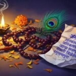 Devotional Mantras: My Clumsy, Chaotic Love for Chanting Prayer beads, marigolds, diya, and a Sanskrit mantra.